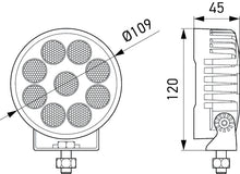 Load image into Gallery viewer, Hella ValueFit LED Work Light TR3000 LED MV CR LT