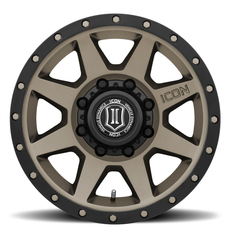 ICON Rebound 17x8.5 8x170 6mm Offset 5in BS 125mm Bore Bronze Wheel