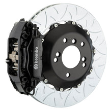 Load image into Gallery viewer, Brembo 05-1ster/06-12 Cayman Rear GT BBK 4 Piston Cast 345x28 2pc Rotor Slotted Type3-Black