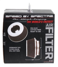 Load image into Gallery viewer, Spectre Adjustable Conical Air Filter 2-1/2in. Tall (Fits 3in. / 3-1/2in. / 4in. Tubes) - Black