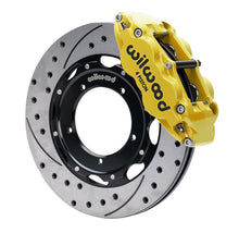 Load image into Gallery viewer, Wilwood 69-89 Porsche 911 Front Superlite Brake Kit 3.5in MT Drilled &amp; Slotted Face - Yellow