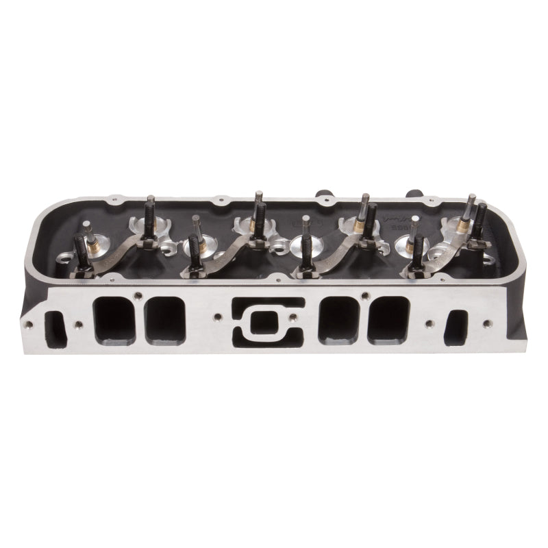 Edelbrock Single Marine BBC Rect Port Head w/ Valves