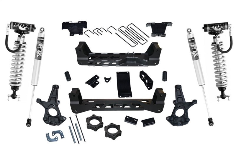 Superlift 14-16 GMC Sierra 1500 4WD 6.5in Lift Kit w/ Steel Cntrl Arms Fox Front Coilover & 2.0 Rear