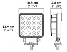 Load image into Gallery viewer, Hella ValueFit LED Work Lamps 4SQ 2.0 LED MV CR BP