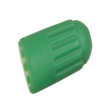 Load image into Gallery viewer, Schrader TPMS Plastic Green Sealing Snap-In Valve Cap - 100 Pack