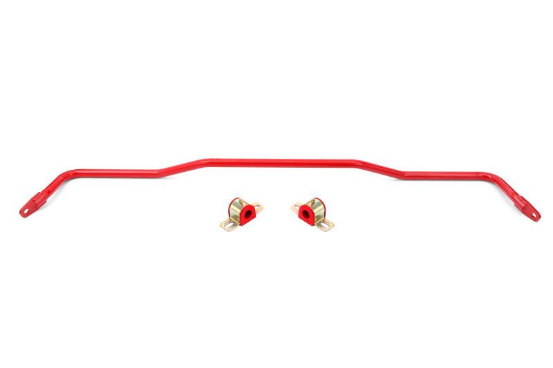 BMR 15-22 S550 Mustang Sway Bar Kit Rear Hollow 22mm Non-Adjustable Red