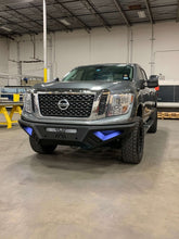 Load image into Gallery viewer, Road Armor 16-19 Nissan Titan XD SPARTAN Rear Bumper - Tex Blk