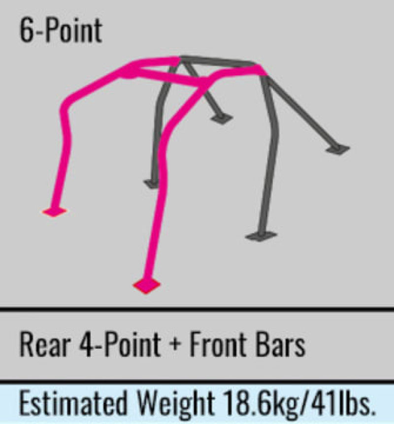 Cusco Chro-moly Roll Cage 6P S13 W/ SUNROOF (S/O / No Cancel)