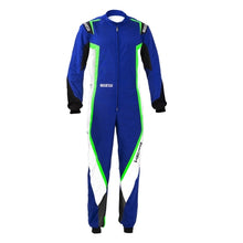 Load image into Gallery viewer, Sparco Suit Kerb XS BLU/WHT/GRN