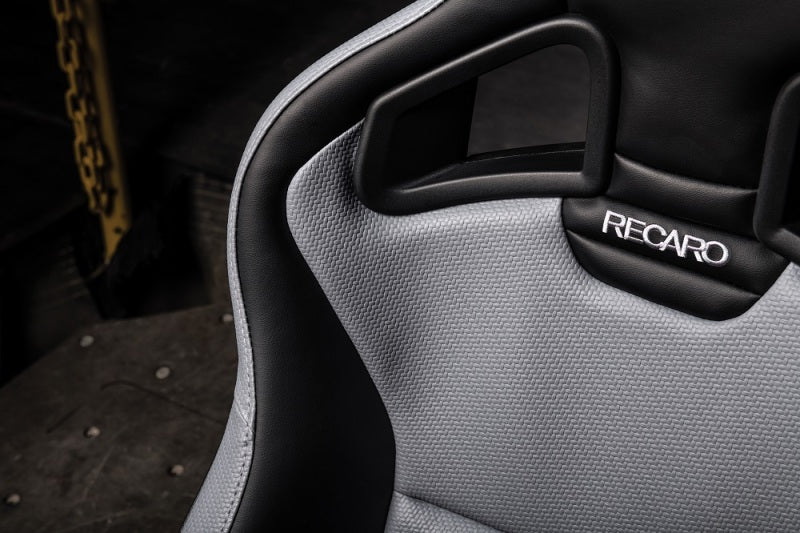 Recaro Cross Sportster ORV Passenger Seat - Black Vinyl/Grey Vinyl