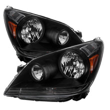 Load image into Gallery viewer, Xtunehonda Odyssey 05-07 Crystal Headlights Black HD-JH-HODY05-AM-BK