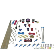 Load image into Gallery viewer, Nitrous Express Shark Dual Stage/Gas/Rails 16 Nozzles Nitrous Kit (200-1200HP) w/o Bottle