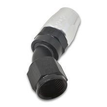 Load image into Gallery viewer, Russell Performance -10 AN Black/Silver 45 Degree Full Flow Hose End