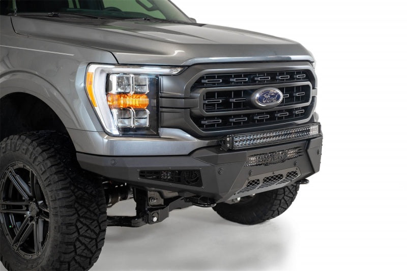 Addictive Desert Designs 2021 Ford F-150 HoneyBadger Front Bumper w/ Top Hoop