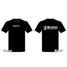 Load image into Gallery viewer, Snow Performance T-shirt Black w/White Logo - 4X