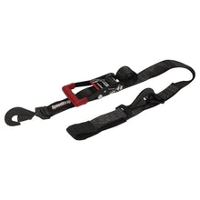 Load image into Gallery viewer, SpeedStrap 2In x 8Ft Ratchet Tie Down w/ Flat Snap Hooks &amp; Axle Strap Combo, Made in the USA