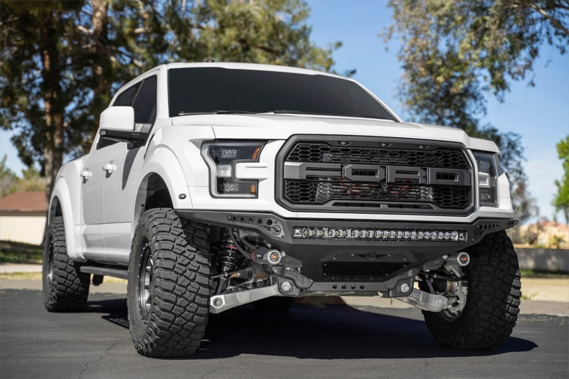 Addictive Desert Designs 17-20 Ford F-150 Raptor Rock Fighter Frame Cut Front Bumper