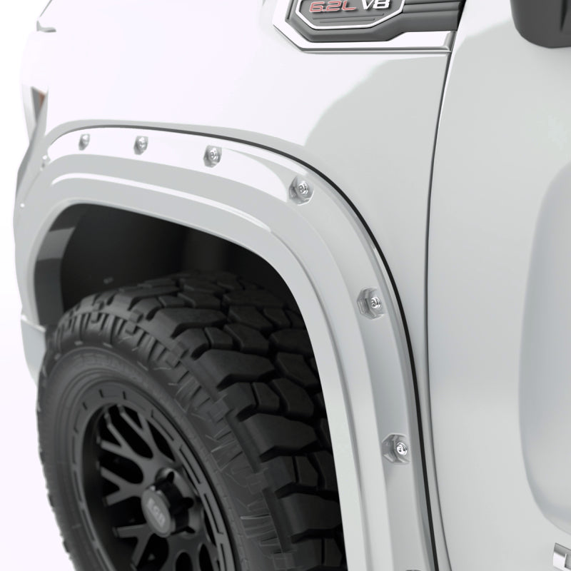 EGR 19-23 Gmc Sierra 1500 Summit Traditional Bolt-On Look Fender Flares White Set Of 4