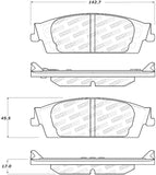 StopTech 15-17 Cadillac Escalade ESV Street Performance Rear Brake Pads