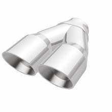 Load image into Gallery viewer, MagnaFlow Double Wall 3in Dual Round Polished Tip 2.25in Inlet