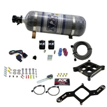 Load image into Gallery viewer, Nitrous Express 4150 Single Entry Crossbar Plate Pro-Power Nitrous Kit (100-500HP) w/Comp Bottle