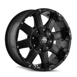 Mayhem 8030 Chaos 18x9 / 5x127 BP / 18mm Offset / 87mm Hub Matte Black Wheel