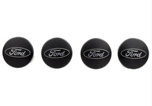 Load image into Gallery viewer, Ford Racing Car Black and Chrome Wheel Cap