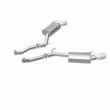 Load image into Gallery viewer, MagnaFlow Axle-Back Stainless Dual Split 4in Polished Tips 10-15 Chevrolet Camaro Convert. 3.6L V6