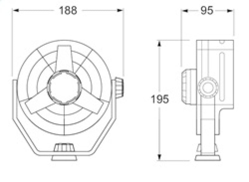 Hella Fan Turbo 2Speed 12V Blk