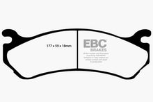 Load image into Gallery viewer, EBC 02 Cadillac Escalade 5.3 (Akebono rear caliper) Ultimax2 Front Brake Pads