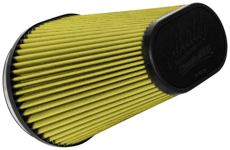 Airaid Universal Air Filter - Cone 6in FLG x 9-1/2x7-1/2in B x 6-3/8x3-3/4in Tx9-1/2in H Synthamax