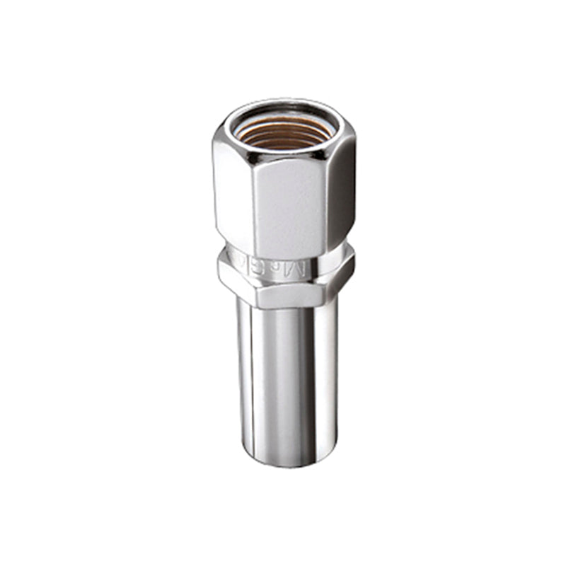 McGard Hex Lug Nut (Drag Racing X-Long Shank) 1/2-20 / 13/16 Hex / 2.475in. L (Box of 100) - Chrome