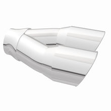 Load image into Gallery viewer, MagnaFlow Double Wall 3in Dual Round Polished Tip 2.25in Inlet