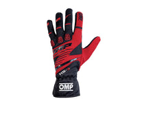 Load image into Gallery viewer, OMP KS-3 Gloves Black/Red - Size Xs