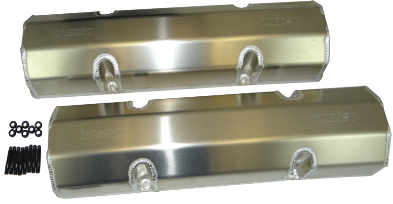 Moroso Chevrolet Small Block (Including 18 Degree Heads) Valve Cover - Aluminum - Pair