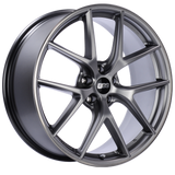 BBS CI-R 19x8.5 5x120 ET35 Platinum Silver Polished Rim Protector Wheel -82mm PFS/Clip Required