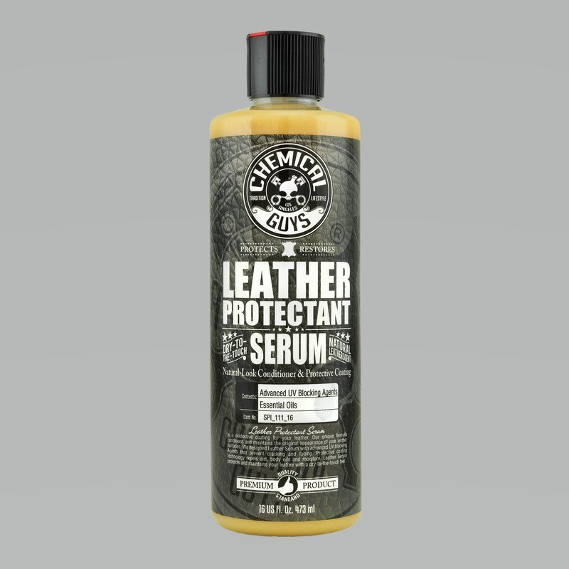 Chemical Guys Leather Serum Natural Look Conditioner & Protective Coating - 16oz