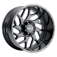 Load image into Gallery viewer, Weld Off-Road W117 22X10 Fulcrum 5X139.7 5X150 ET-18 BS4.75 Gloss Black MIL 110.2