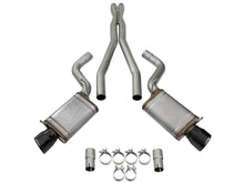 Load image into Gallery viewer, aFe Mach Force-Xp 3in CB Stainless Steel Dual Exhaust System w/ Black Tips 09-15 Cadillac CTS-V