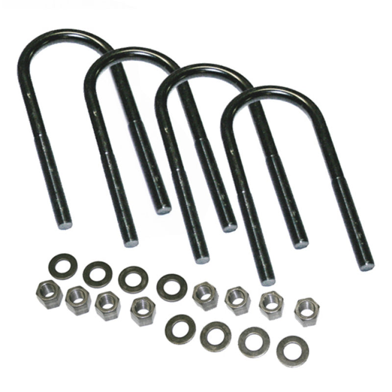 Superlift U-Bolt 4 Pack 5/8x3-5/8x18 Round w/ Hardware