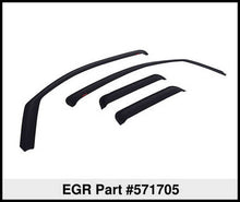 Load image into Gallery viewer, EGR 07-12 Chev Silverado 1500/2500/3500 Crw Cb In-Channel Window Visors - Set of 4 - Matte