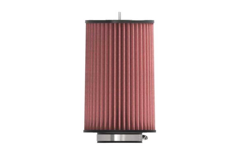 K&N Universal Clamp-On Air Filter 4-1/8in FLG 7-3/8in B 7in T W/STUD 11-1/2in H