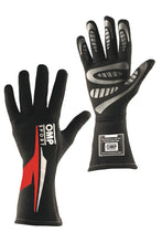 Load image into Gallery viewer, OMP Os 60 Gloves Black/Red L (Fia/Sfi)