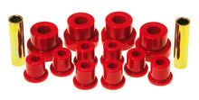 Load image into Gallery viewer, Prothane 76-86 Jeep CJ5/CJ7 Front Spring &amp; Shackle Bushings - Red