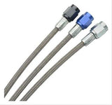 Fragola -2AN Brake Line w/ -3AN Blue Alum. Nuts 40in