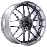 BBS RS-GT 20x8.5 5x120 ET15 Diamond Black Center Diamond Cut Lip Wheel -82mm PFS/Clip Required