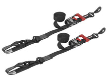 Load image into Gallery viewer, SpeedStrap 1 1/2In x 10Ft Ratchet Tie-Down w/ Soft-Tie (2 Pack) - Black