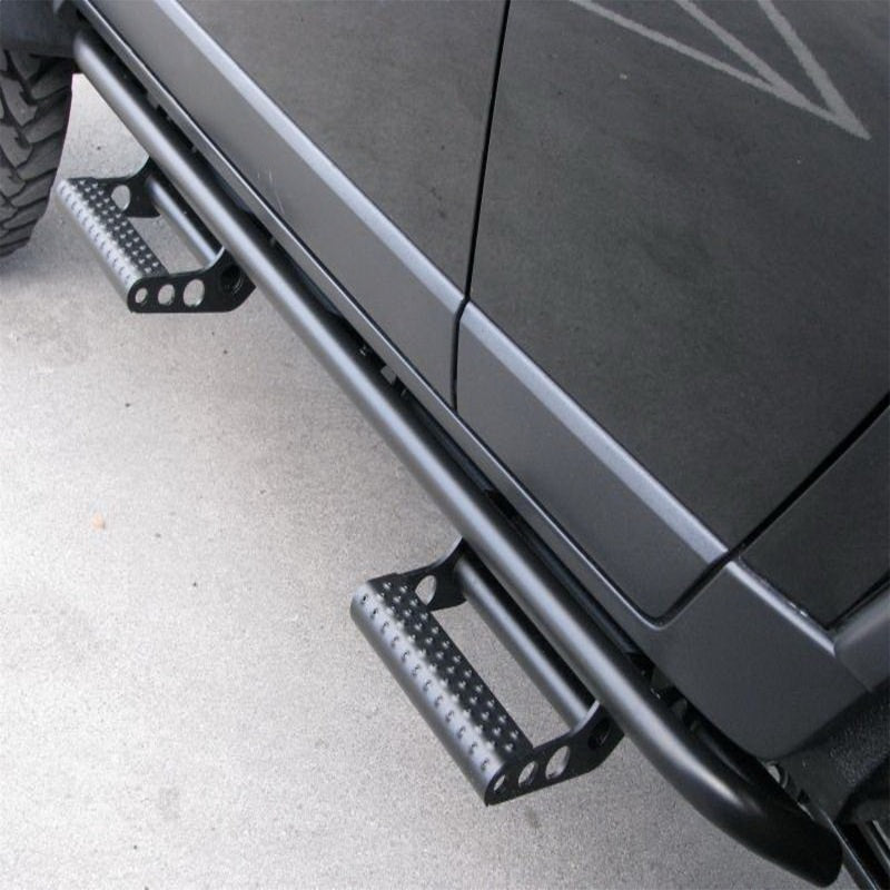 N-Fab RKR Step System 15-17 Ford F-150 SuperCrew - Tex. Black - 1.75in