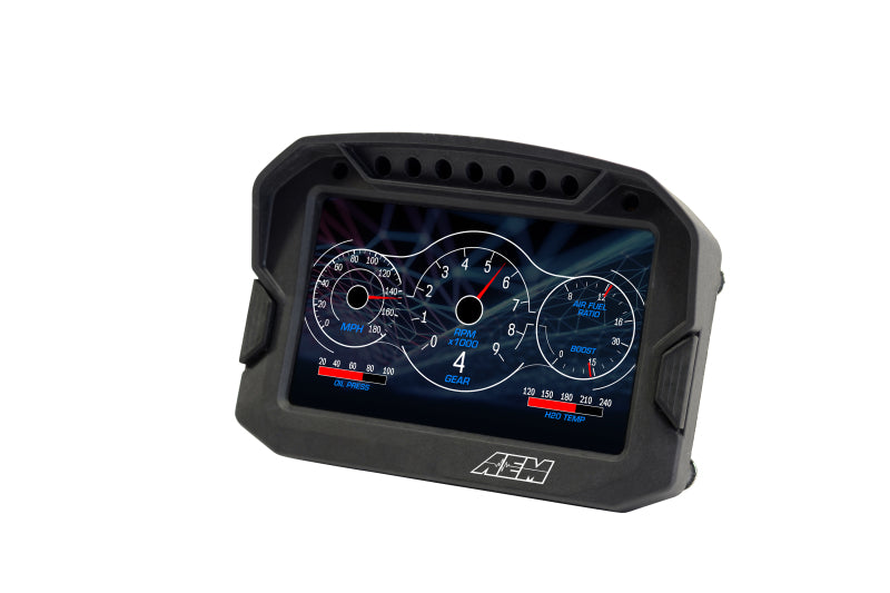 AEM CD-5LG Carbon Logging Digital Dash Display w/ Internal 10Hz GPS & Antenna