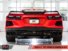 Load image into Gallery viewer, AWE Tuning 2020 Chevrolet Corvette (C8) Track Edition Exhaust - Quad Diamond Black Tips